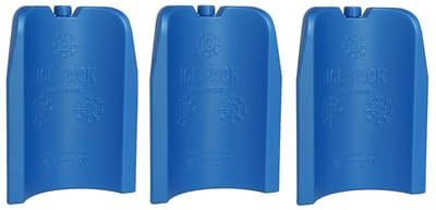 4x stuks koelelementen 300 ml 12 x 17 cm blauw - Koelblokken/koelelementen voor koeltas/koelbox