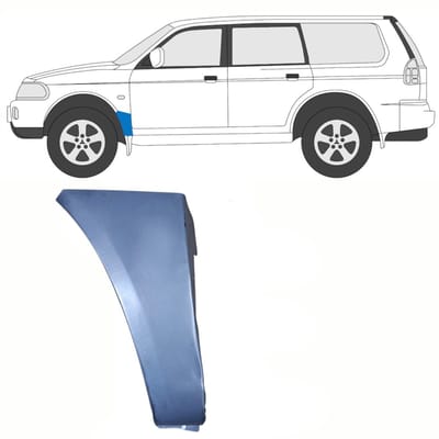 Reparatiepaneel voorspatbord voor Mitsubishi Pajero Sport 1996-2008 / Links