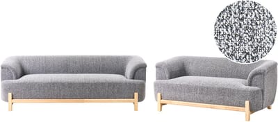 ALNOR - Bankenset - Donkergrijs - Polyester