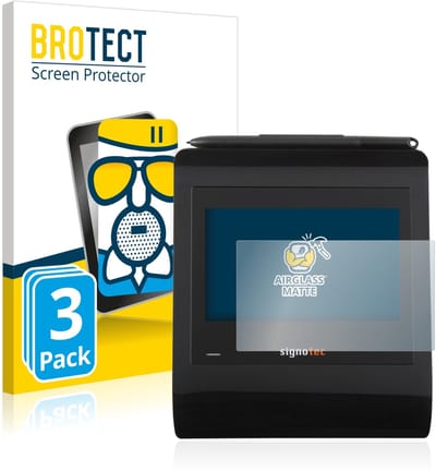 BROTECT - Screenprotector voor Signotec Signature Pad Gamma - Folie Beschermfolie Beschermglas matte 3 Stuks