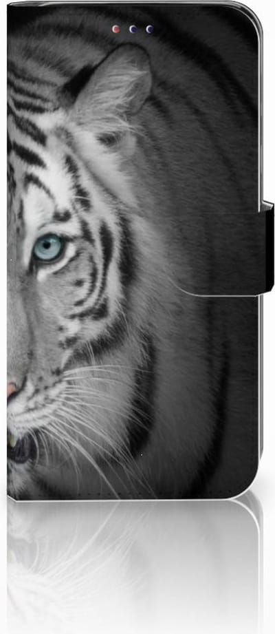 Samsung Galaxy A10 Telefoonhoesje met Pasjes Tijger
