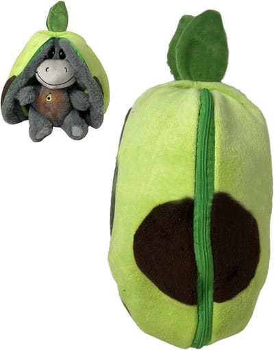 Ademend Knuffeldier - Sluimerdier Ezel - Slaaproutine Verbeteren - Realistische Ademhaling - 30 cm - Groen