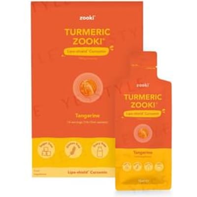 Tangerine Curcumin Turmeric Zooki 750mg 15ml x 14 pcs