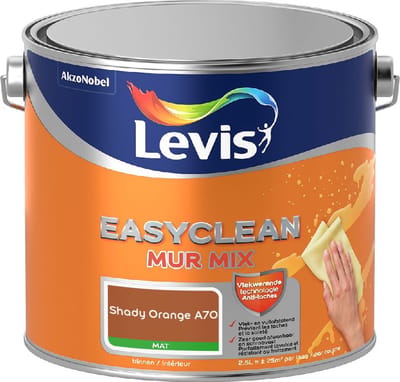 Levis - Easyclean Mur Mat Mix - Shady Orange A70 - Mengverf - 2,5 L