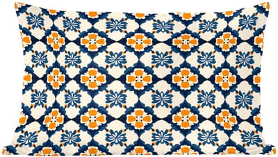 Sierkussens - Kussentjes Woonkamer - 60x40 cm - Klassiek - Geometrisch - Blauw