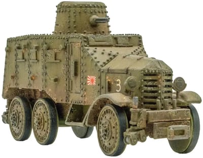 Type 91 S0-M0 Armoured Car (Bolt action nieuw)