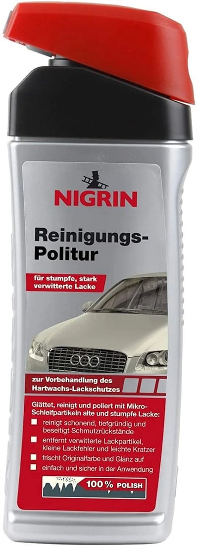 NIGRIN Autopolish 500 ml – Reinigt, Polijst en Verwijdert Lichte Krassen