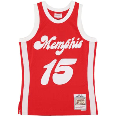 Basketbaltanktop voor heren Nba Hwc Jersey 2015 nr. 15 Vince Carter Memgri rood
