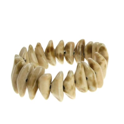 Behave - keramiek rekarmband - aardetint stijl - bohemian casual