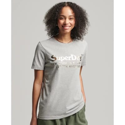 Superdry Vintage Venue Interest T-shirt Vrouwen - Maat 36