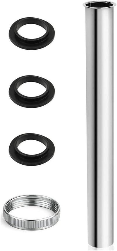 Sifon Verlengbuis - Afvoer Connector - Keuken en Badkamer - Roestvrij Staal - 32 mm - Chroom
