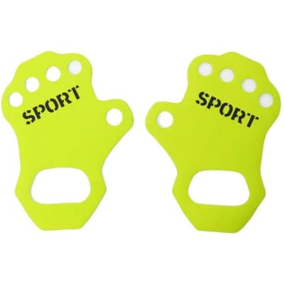 Handpalm Bescherming Gewichtheffen Handgrepen Voorkom Blaren Gewichtheffen Handschoenen Handpalm Beschermers Duurzaam Slijtvast Handpalm Grepen M groen