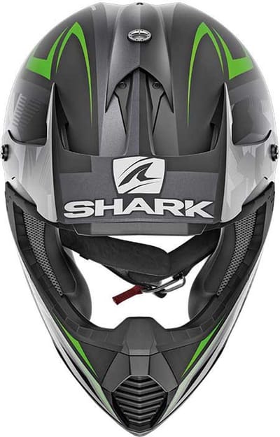 Shark Varial Tixier - Mat Zwart / Groen / Grijs