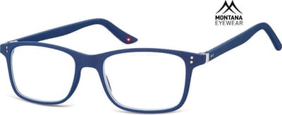 Montana Leesbril Mr72b Unisex Rechthoekig Blauw Sterkte +3.00
