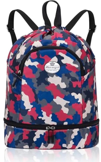 Sport Rugzak - Trekkoord Tas - Fitness en Reizen - Apart Schoenenvak - 47 cm Hoog - Unisex Kleuren
