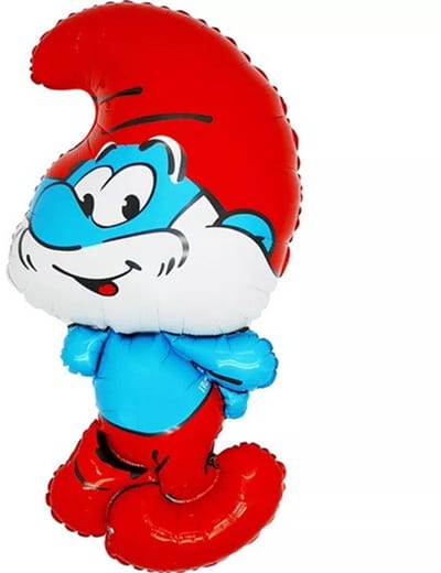 Folie ballon Grote smurf - 35 cm