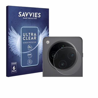 Savvies - Screenprotector voor Oppo Find X8 Pro (ALLEEN Camera) - Folie Beschermfolie transparant 6 Stuks
