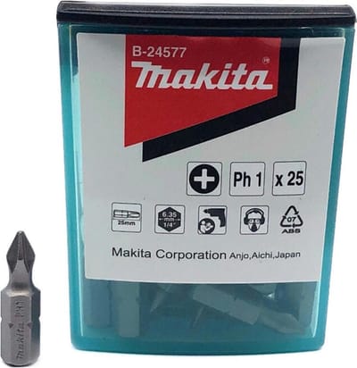 MAKITA SCHROEFBIT PH1X25MM 25STK