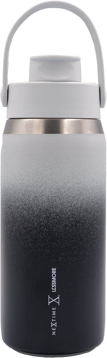 Thermische fles 473 ml (16oz)-95% gerecycled roestvrij staal - Staalgrijs 'Canvas fles 16'
