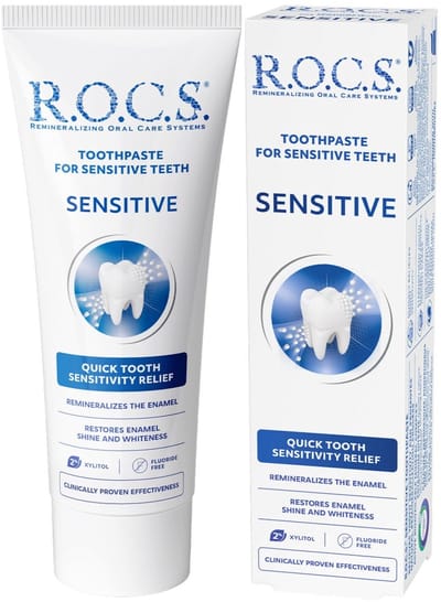R.O.C.S. Sensitive - Tandpasta voor gevoeligheid zonder fluoride - 75ml