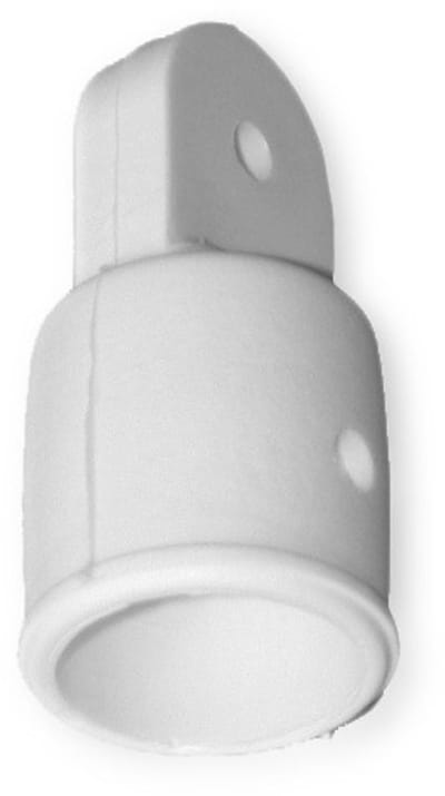 Eindoog kunststof wit voor 20mm buis