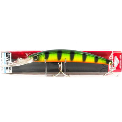 Yo Zuri Crystal Minnow DD 130 mm drijvend kunstaas R1136-HPC (1244) black