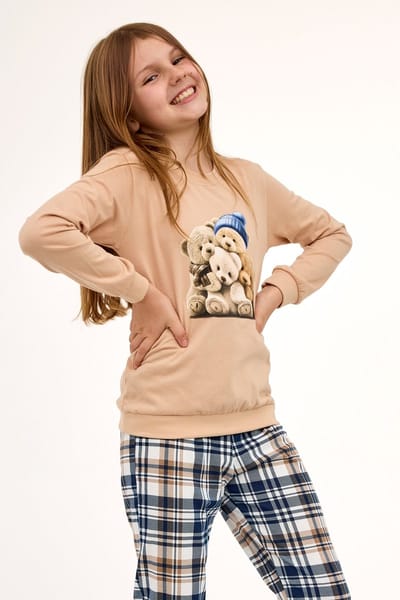 Cornette Meisjes Pyjama Winter Kerst Matching Gezin Familie Bears 594/187 592/187 146/152
