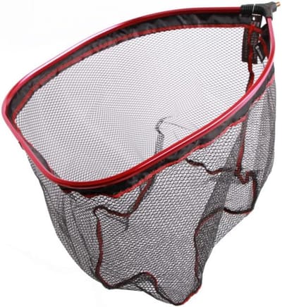SnelShoppen - Ultimate Streetfishing Landingsnet - Schepnet 40x50cm - Rubbercoated - Lichtgewicht - Visvriendelijk - Sterke metalen armen - Competitio