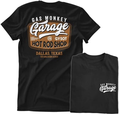 Gas Monkey Garage GMG Rusty Hot Rod T-shirt GMG-1-GMG106-H90-4