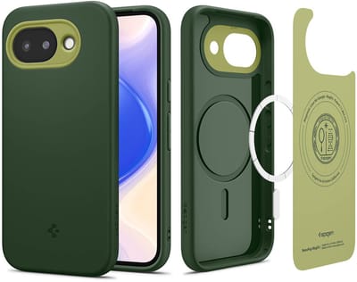 Spigen Nano Pop MagFit Hoesje Geschikt voor Google Pixel 10a - Back Cover Compatibel met MagSafe / Qi2 - Groen
