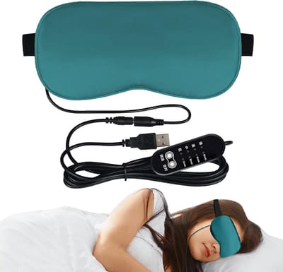 Verwarmd oogmasker - Oogverwarming kussen - Oogontspanning thuis - Grafeen verwarmingstechnologie - 23x23x6 cm