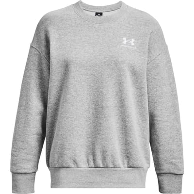 Under Armour Essential Fleece Os Crew Sweatshirt Grijs S Vrouw