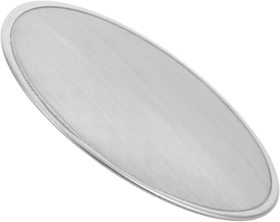 Drinkdeksel RVS - Bekerhoesje Gaas - Buiten Drankjes - Spatwerend Gaas - 9 cm - Zilver
