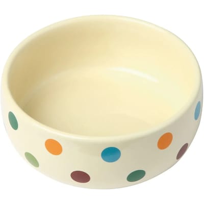 Keramische kom Kerbl Dots (x1)