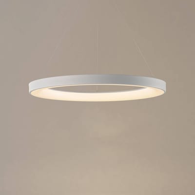 Mantra Iluminación Smart LED hanglamp Niseko II, Ø 50 cm, wit, CCT, dimbaar