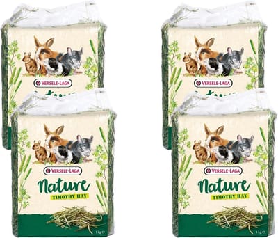 Versele-Laga Nature Timothy Hay - Ruwvoer - 4 x Naturel 1 kg