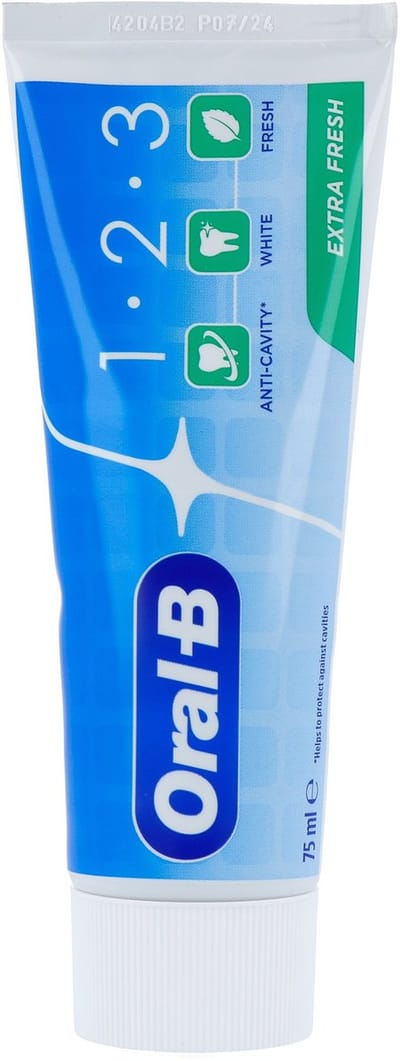 Oral B Tandpasta fresh 123 75 Milliliter