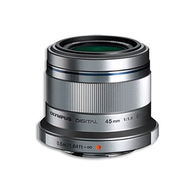 Olympus M.Zuiko AF 45mm f/1.8  Micro Vier Derde zilver