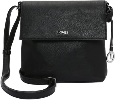 L.CREDI Schoudertas Jana Crossbody Bag Black Zwart