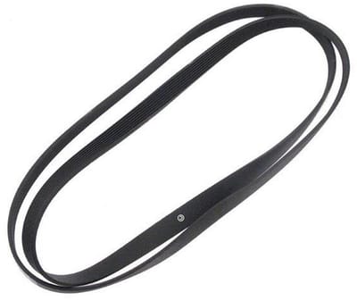 Aandrijfriem Wasmachine - Vervangende riem - Wasmachine Reparatie - Kwaliteitsvervanging - 1287H8 - Zwart
