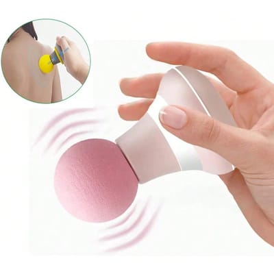 Mini Massager, Spierontspanning Fascia Gun, Huishoudelijke Vibratiemassager, Handig Fascia Instrument roze
