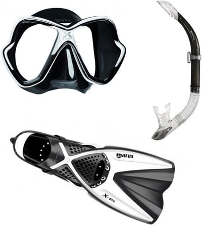 Snorkelset met Duikmasker, Snorkel en Zwemvliezen - Voor Beginners en Vakantie