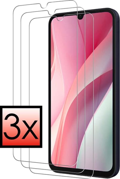 Screenprotector - 3 Stuks - Geschikt voor Samsung Galaxy A15 - Extra Sterk - Beschermglas - Gehard Glas - Tempered Glass - Screen Protector - Bescherm Cover