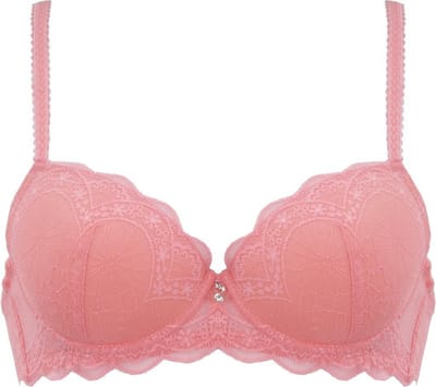 Naturana padded lace beugel BH maat 80G apricot