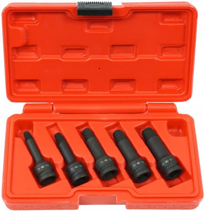 Verke V86483 Schroefverwijderaar Set 3/8" - 5 Delig