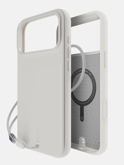 BodyGuardz Pulse hoesje iPhone 17 Pro Max – Richtinggevoelige luidsprekerpoorten – Geïntegreerd koelsysteem – Valbestendigheid van 4,8 meter - Wit