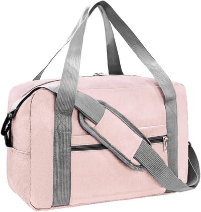 Allecto - Reistas - Weekendtas - Opvouwbaar en draagbaar - Roze - Sportbagage - Handbagage voor vliegtuig - Geschikt voor dames en heren