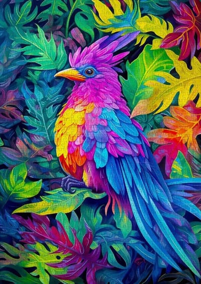 Enjoy Puzzle legpuzzel Cardinal's Secret 1000 stukjes kleurrijk karton.