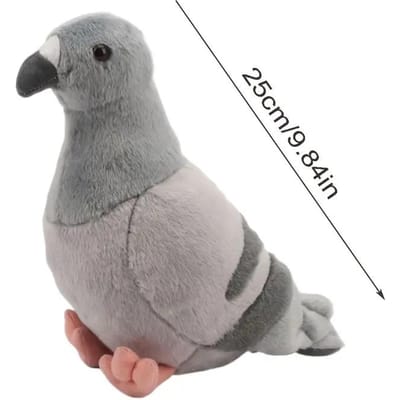 Kawaii Grijs Duif Pluche Speelgoed Zacht Knuffeldier Schattige Duif Pop Verjaardag Halloween Cadeau voor Kinderen Bing Bong gray