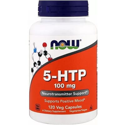Now Foods 5-HTP 100mg (60) Standard - Vitaminen, mineralen & gezondheid - 5-HTP